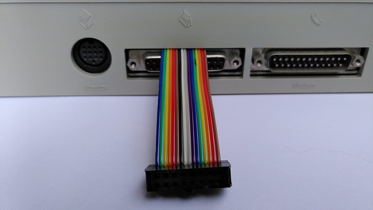The optimal routing of the ribbon cable